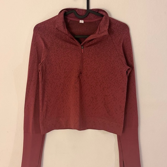 Lululemon Rest Less Cropped Half-Zip Size 6 - Picture 2 of 8